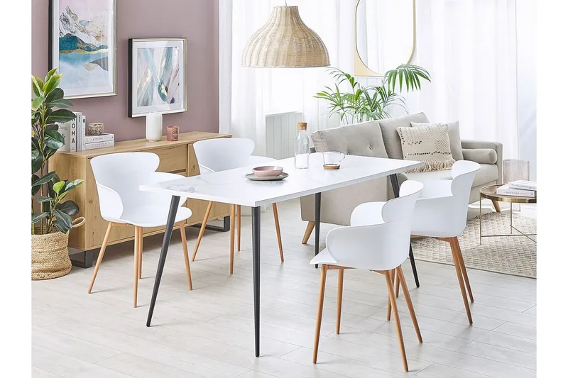 Sumkley Spisestol 2-pk - Hvit - Møbler - Stoler - Spisestuestoler & kjøkkenstoler