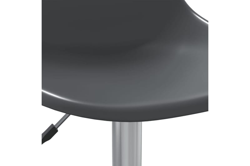 Svingbare spisestoler 4 stk lysegrå PP - Grå - Spisestuestoler & kjøkkenstoler