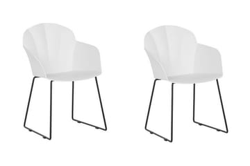 Sylvala Spisestol 2-pk - Hvit - Møbler - Stoler - Spisestuestoler & kjøkkenstoler