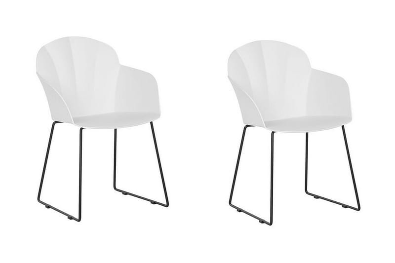 Sylvala Spisestol 2-pk - Hvit - Møbler - Stoler - Spisestuestoler & kjøkkenstoler