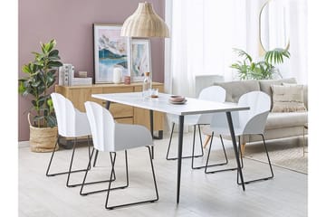 Sylvala Spisestol 2-pk - Hvit - Møbler - Stoler - Spisestuestoler & kjøkkenstoler