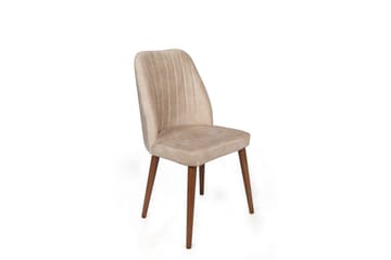 Taybah Spisestol - Valnøtt/Cream - Møbler - Stoler - Spisestuestoler & kjøkkenstoler