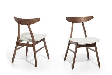 Tiadra Stol 2-pk - Hvit - Møbler - Stoler - Spisestuestoler & kjøkkenstoler