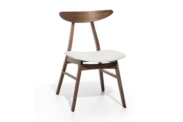 Tiadra Stol 2-pk - Hvit - Møbler - Stoler - Spisestuestoler & kjøkkenstoler