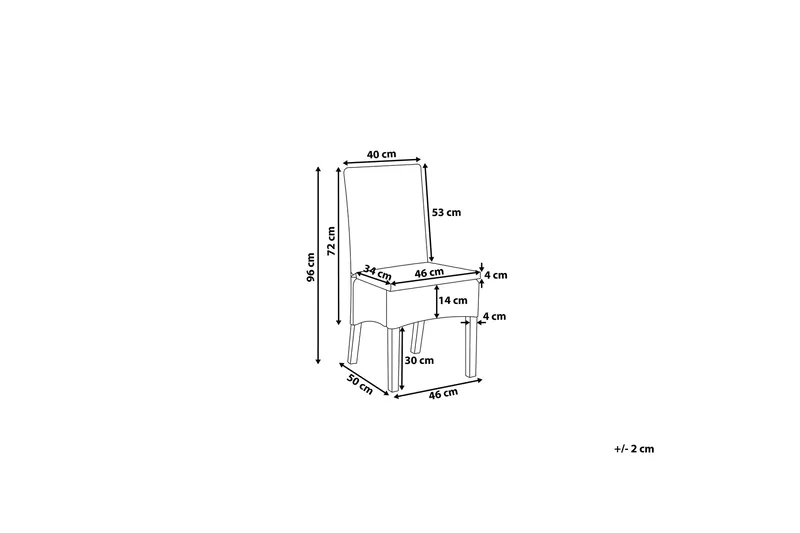 Truxall Rottingstol 2-pk - Hvit - Møbler - Stoler - Spisestuestoler & kjøkkenstoler