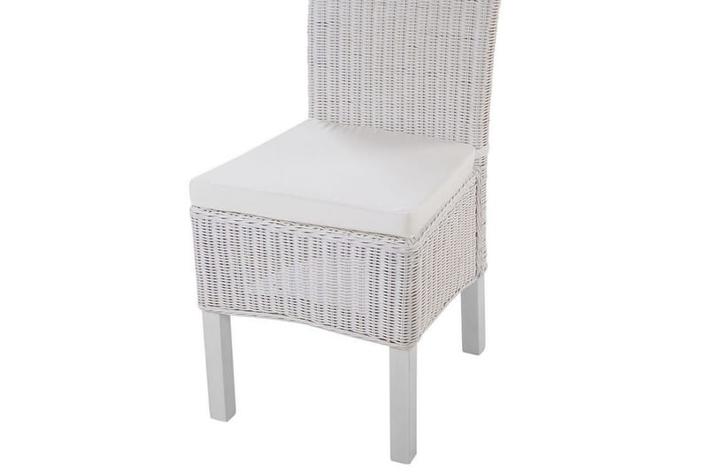 Truxall Rottingstol 2-pk - Hvit - Møbler - Stoler - Spisestuestoler & kjøkkenstoler