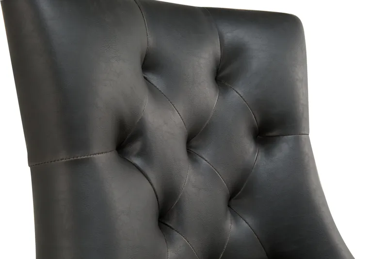 Tuva Spisestol Kunstlær - Svart - Møbler - Stoler - Spisestuestoler & kjøkkenstoler