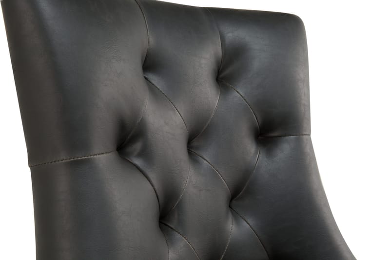 Tuva Spisestol Kunstlær - Svart - Møbler - Stoler - Spisestuestoler & kjøkkenstoler