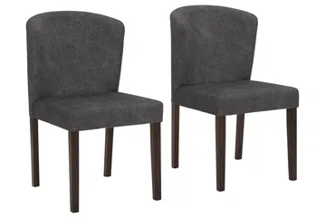 Ugglekull Spisestol - Mørkegrå/Mørkebrun - Møbler - Stoler - Spisestuestoler & kjøkkenstoler