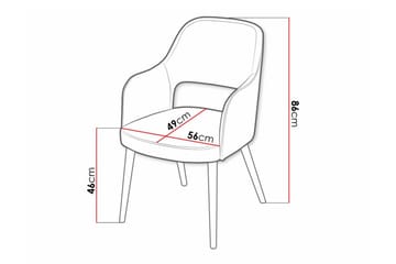 Uptown Matstol White - Møbler - Stoler - Spisestuestoler & kjøkkenstoler