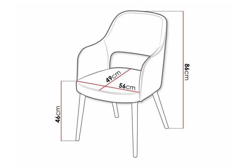 Uptown Matstol White - Møbler - Stoler - Spisestuestoler & kjøkkenstoler