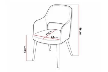 Uptown Matstol White - Møbler - Stoler - Spisestuestoler & kjøkkenstoler