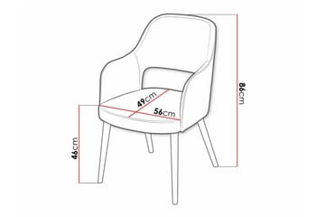 Uptown Matstol White - Møbler - Stoler - Spisestuestoler & kjøkkenstoler