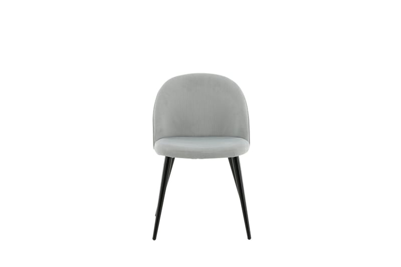 Velvet Spisestol Cordfløyel Grå - Møbler - Stoler - Spisestuestoler & kjøkkenstoler