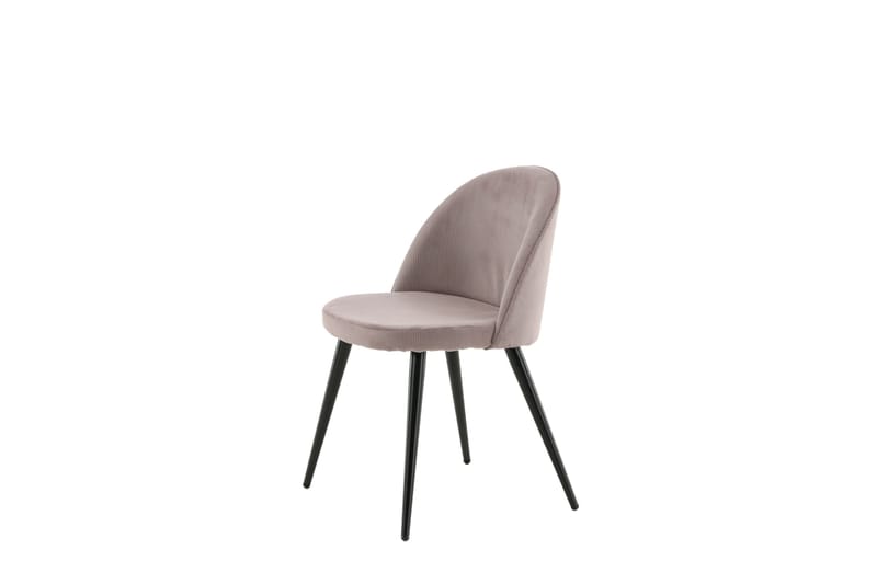 Velvet Spisestol Cordfløyel - Rosa - Møbler - Stoler - Spisestuestoler & kjøkkenstoler