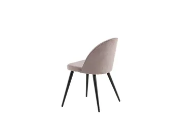 Velvet Spisestol Cordfløyel - Rosa - Møbler - Stoler - Spisestuestoler & kjøkkenstoler