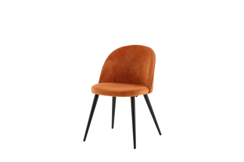 Velvet Spisestol Fløyel, Oransje
