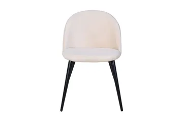 Velvet Stitches Spisestol - Sort - Møbler - Stoler - Spisestuestoler & kjøkkenstoler