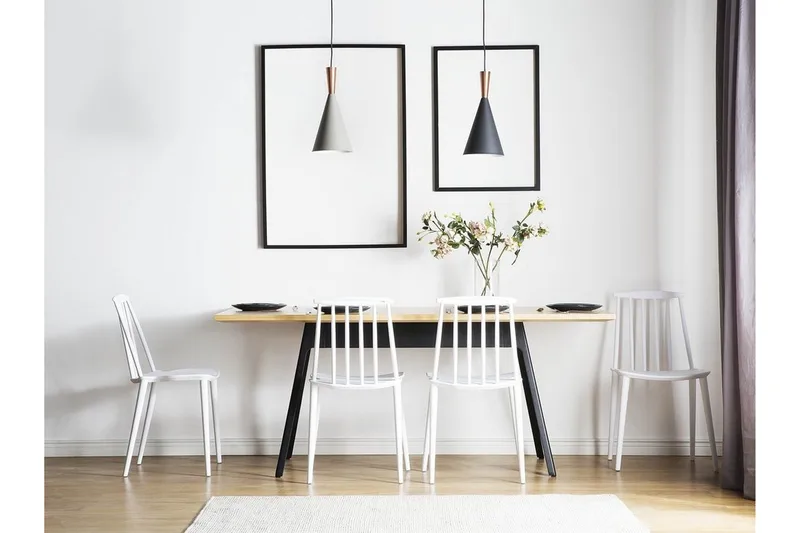 Ventnor Stol 2-pk - Hvit - Møbler - Stoler - Spisestuestoler & kjøkkenstoler