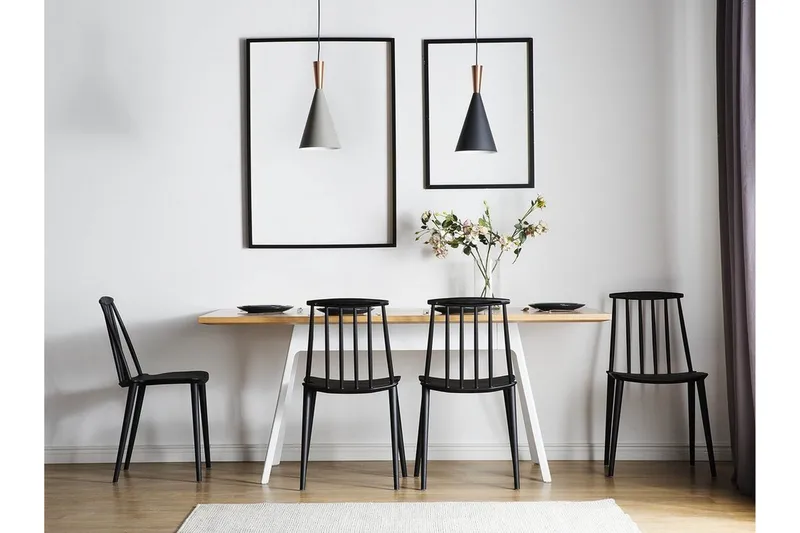 Ventnor Stol 2-pk - Svart - Møbler - Stoler - Spisestuestoler & kjøkkenstoler