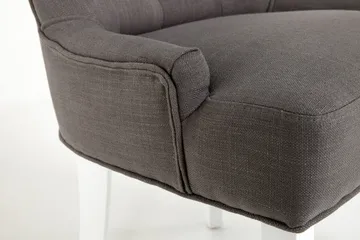 Viktoria Lenestol - Grå/Hvit - Møbler - Stoler - Spisestuestoler & kjøkkenstoler