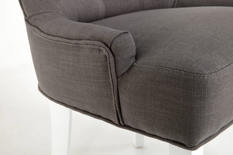 Viktoria Lenestol - Grå/Hvit - Møbler - Stoler - Spisestuestoler & kjøkkenstoler