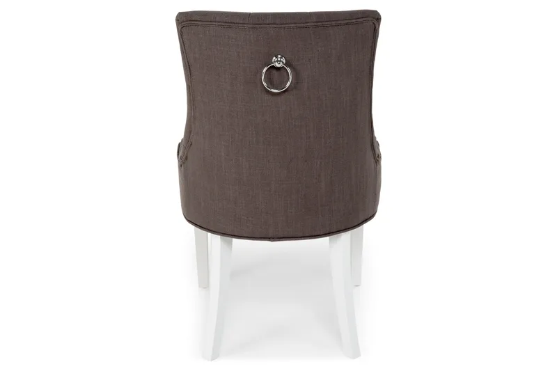 Viktoria Lenestol - Grå/Hvit - Møbler - Stoler - Spisestuestoler & kjøkkenstoler