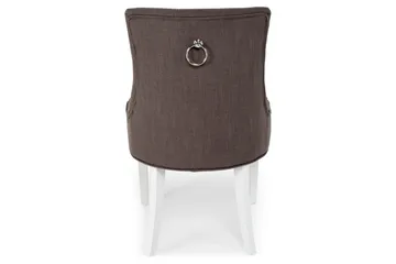 Viktoria Lenestol - Grå/Hvit - Møbler - Stoler - Spisestuestoler & kjøkkenstoler