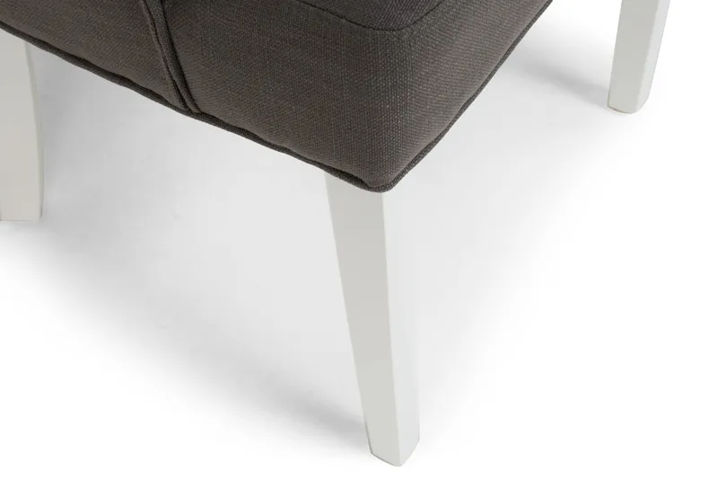 Viktoria Lenestol - Grå/Hvit - Møbler - Stoler - Spisestuestoler & kjøkkenstoler