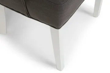 Viktoria Lenestol - Grå/Hvit - Møbler - Stoler - Spisestuestoler & kjøkkenstoler