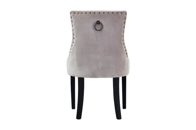 Viktoria Spisestol Fløyel - Sand / Beige - Møbler - Stoler - Spisestuestoler & kjøkkenstoler
