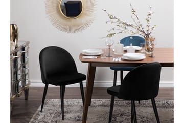 Visalia Stol 2-pk - Svart - Møbler - Stoler - Spisestuestoler & kjøkkenstoler