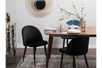 Visalia Stol 2-pk - Svart - Møbler - Stoler - Spisestuestoler & kjøkkenstoler