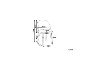Visalia Stol 2-pk - Grønn - Møbler - Stoler - Spisestuestoler & kjøkkenstoler
