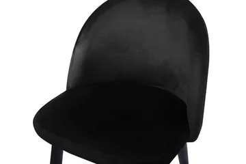 Visalia Stol 2-pk - Svart - Møbler - Stoler - Spisestuestoler & kjøkkenstoler