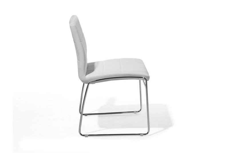 Stol Kiron 2-pk - Hvit - Spisestuestoler & kjøkkenstoler