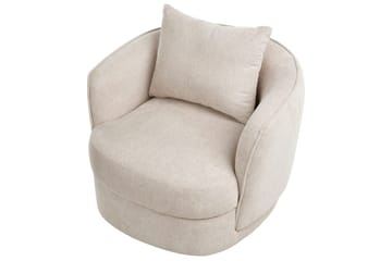 Svingbar lenestol Andalen - Beige - Møbler - Stoler - Lenestoler