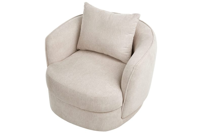 Svingbar lenestol Andalen - Beige - Møbler - Stoler - Lenestoler