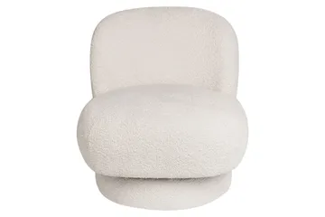 Svingbar lenestol Aylo - Hvit - Møbler - Stoler - Lenestoler