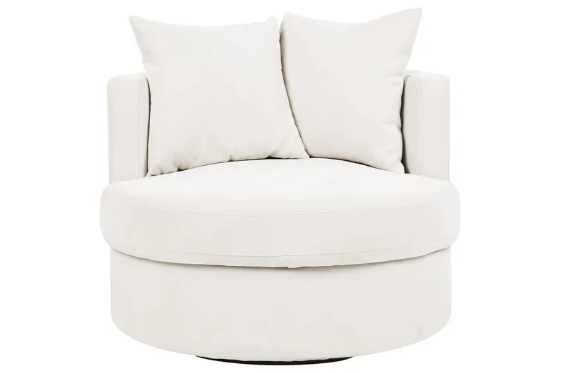 Svingbar lenestol Dalby - Beige - Møbler - Stoler - Lenestoler