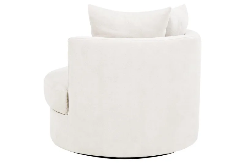 Svingbar lenestol Dalby - Beige - Møbler - Stoler - Lenestoler