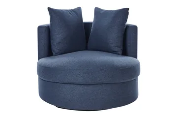 Svingbar lenestol Dalby - Blå - Møbler - Stoler - Lenestoler