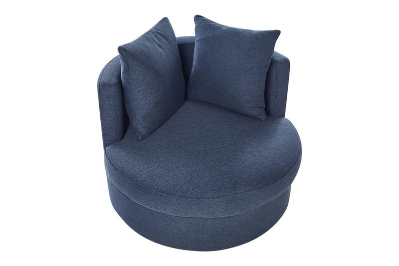 Svingbar lenestol Dalby - Blå - Møbler - Stoler - Lenestoler