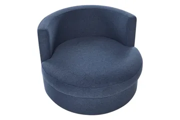 Svingbar lenestol Dalby - Blå - Møbler - Stoler - Lenestoler