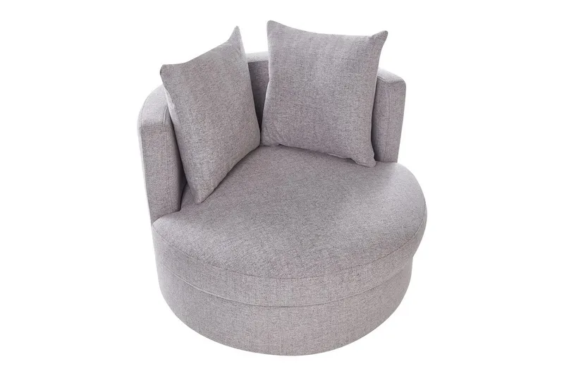 Svingbar lenestol Dalby - Grå - Møbler - Stoler - Lenestoler