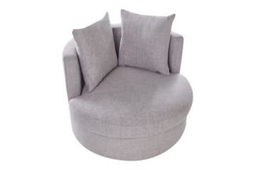 Svingbar lenestol Dalby - Grå - Møbler - Stoler - Lenestoler