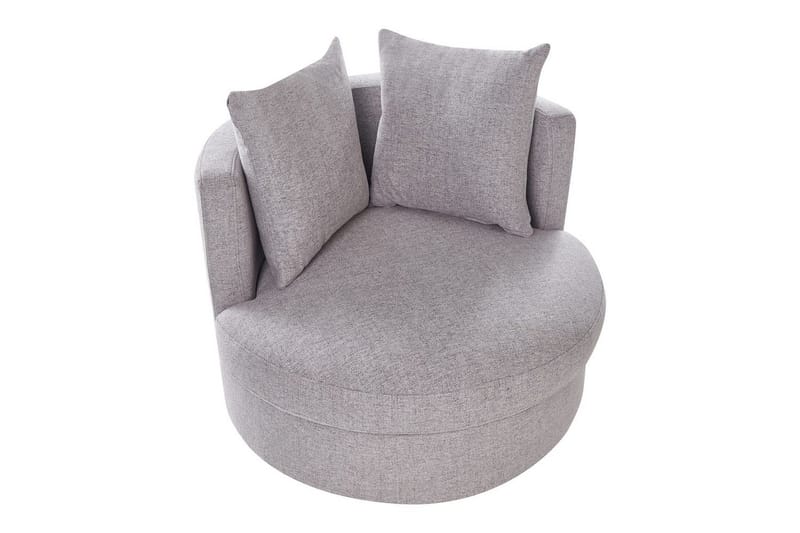 Svingbar lenestol Dalby - Grå - Møbler - Stoler - Lenestoler