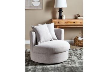 Svingbar lenestol Dalby - Grå - Møbler - Stoler - Lenestoler