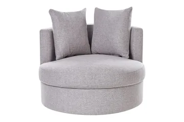 Svingbar lenestol Dalby - Grå - Møbler - Stoler - Lenestoler