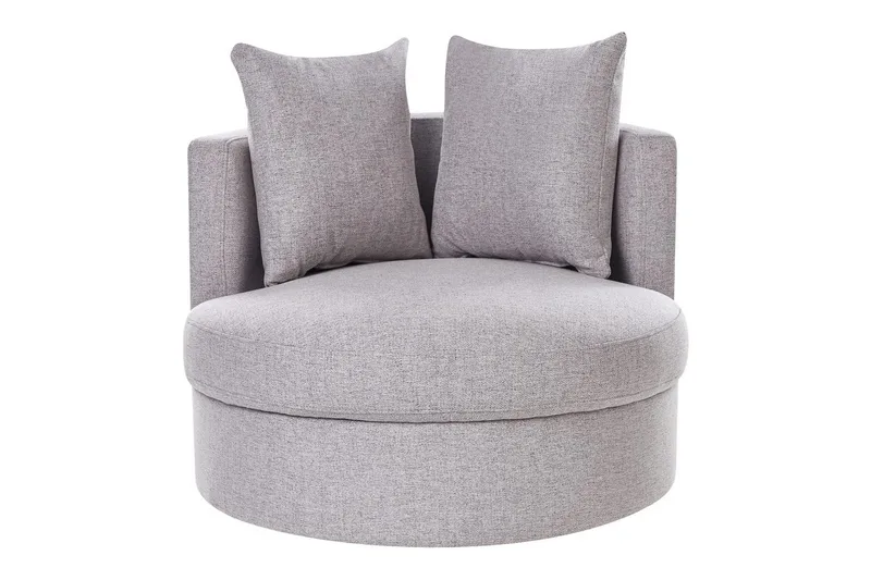 Svingbar lenestol Dalby - Grå - Møbler - Stoler - Lenestoler